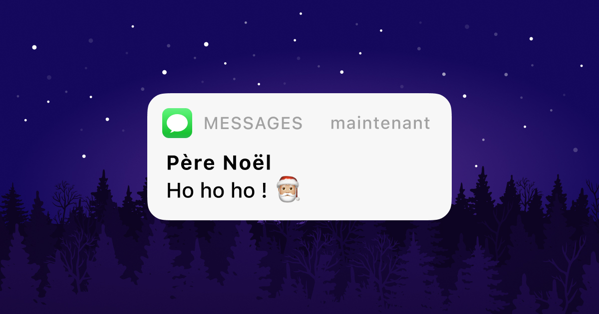 text du pere noel